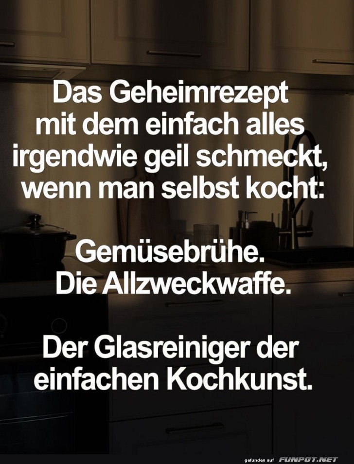 Der Glasreiniger der K�che