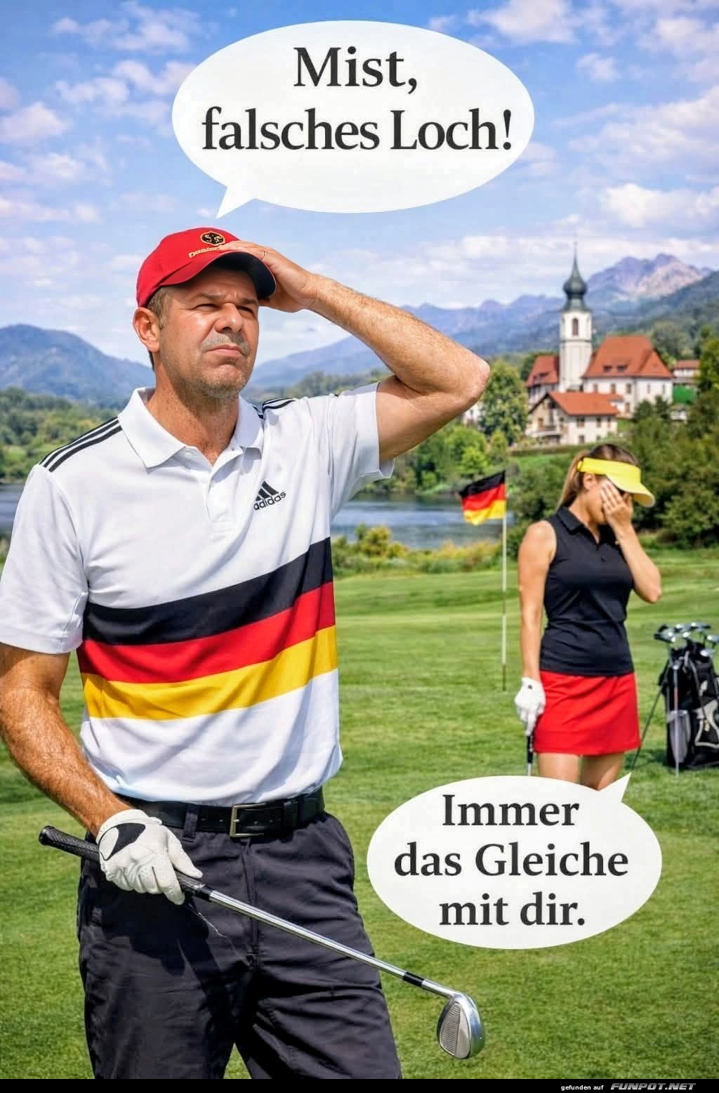 Golfpanne im Paradies
