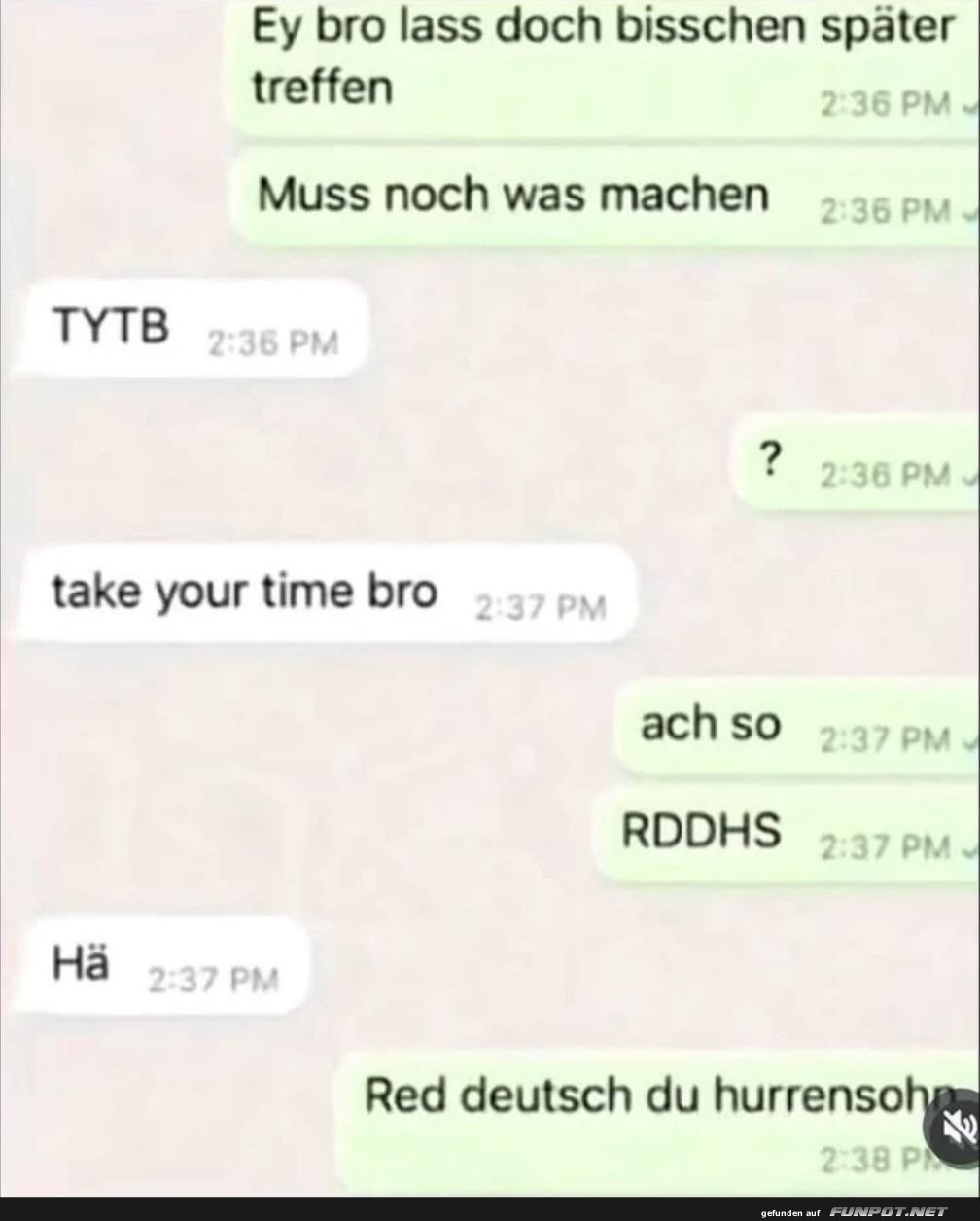 Wenn Abk�rzungen zu Sprachproblemen f�hren