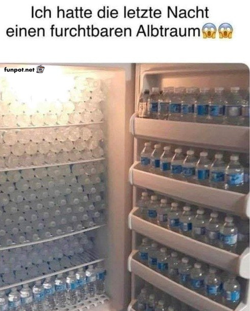 Durstiger Albtraum: Kein Platz f�r Snacks!