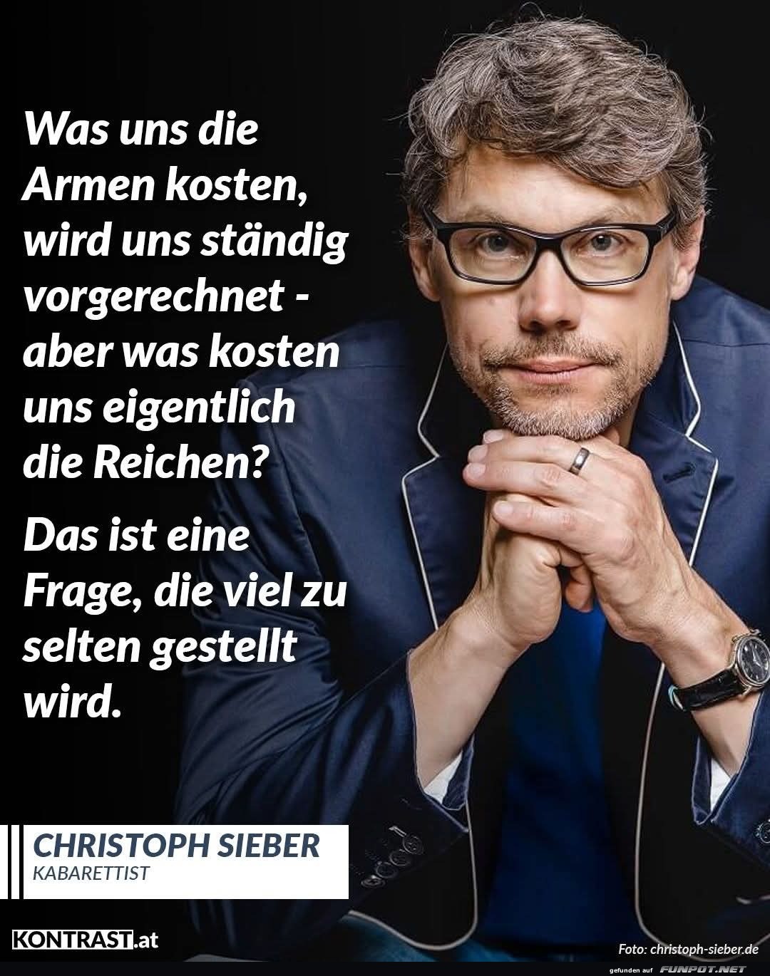 WAS UNS DIE ARMEN KOSTEN