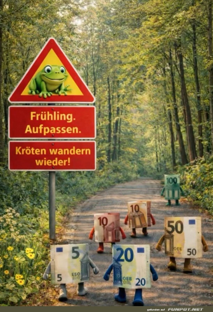 Die Kr�tenwanderung der besonderen Art!