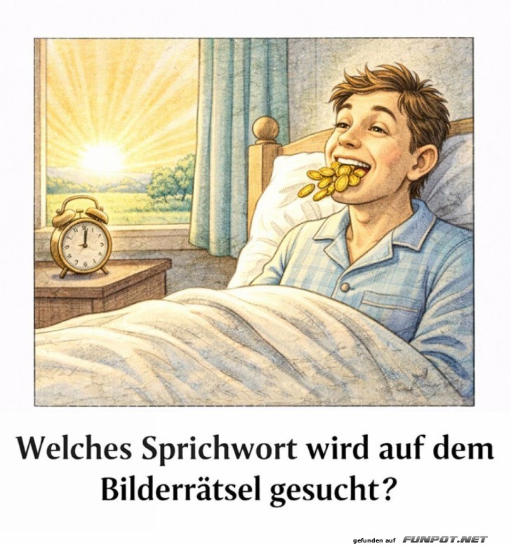 Aufstehen mit einer goldenen Portion Humor!