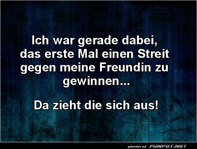 Wenn Streitgespr�che andere Wendungen nehmen