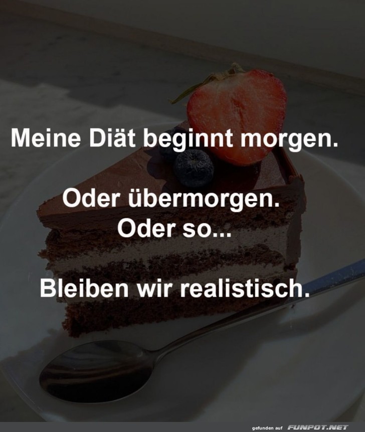 Die Torte gewinnt immer!