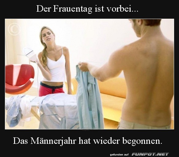 Frauentag ist vorbei