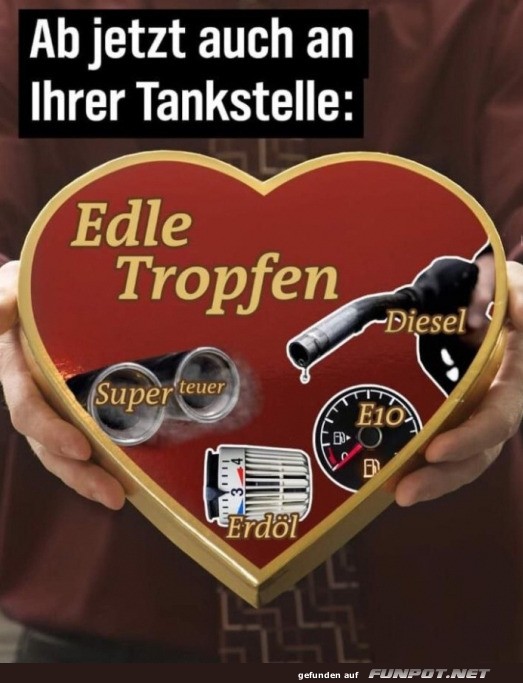 Liebe durch den Tankdeckel