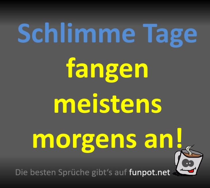 Morgens schon die ersten Katastrophen