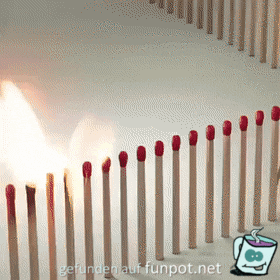 Tritt zur�ck und unterbreche die Ansteckung