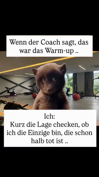 Das war nur das Warm-up