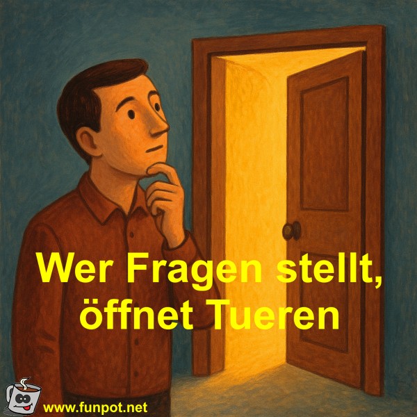 Wer Fragen stellt, öffnet Tueren Wer Fragen stellt, öffnet Tueren