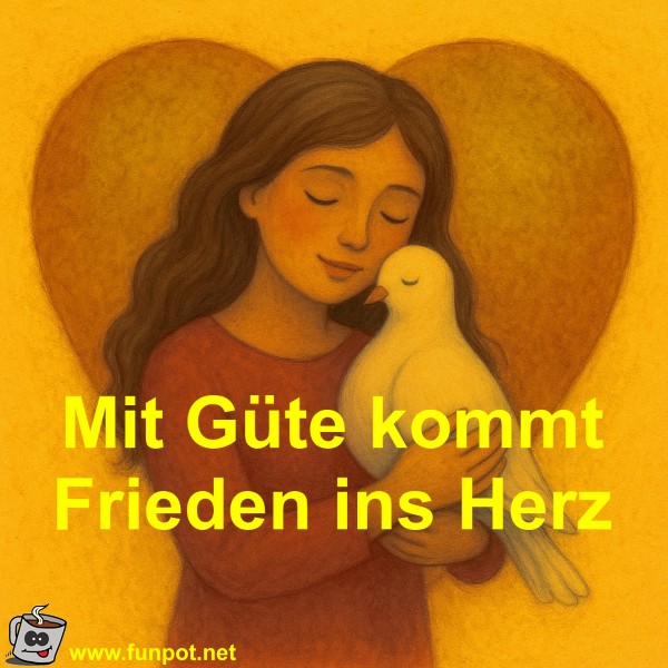 Mit Güte kommt Frieden ins Herz