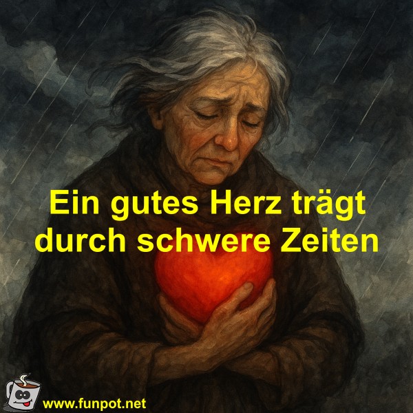 Ein gutes Herz tr�gt durch schwere Zeiten