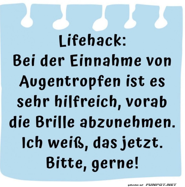 Der ultimative Brillen-Lifehack!