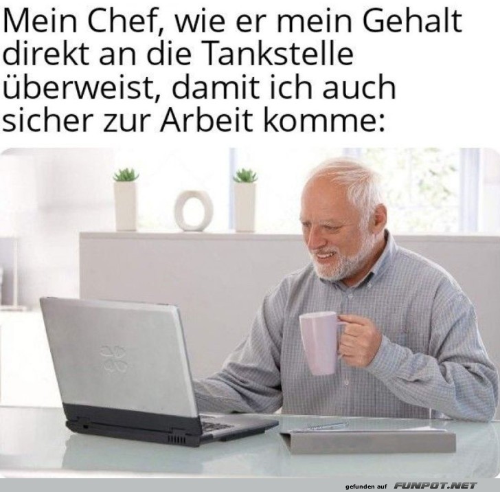 Wenn der Chef direkt zur Tankstelle �berweist