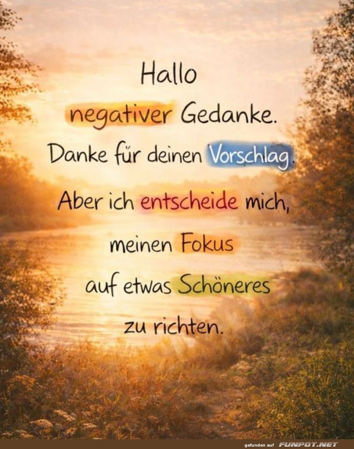 Positive Gedankenpolizei im Einsatz