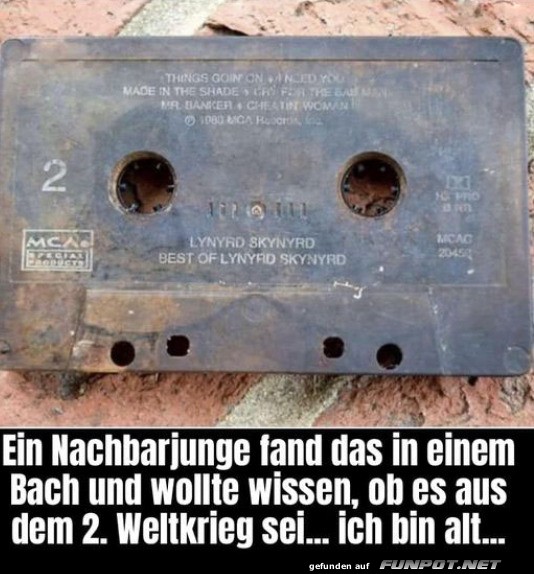 Arch�ologischer Fund: Die Kassette