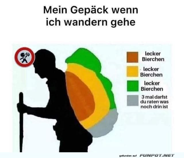 Wander-Proviant: Bier im Überfluss!