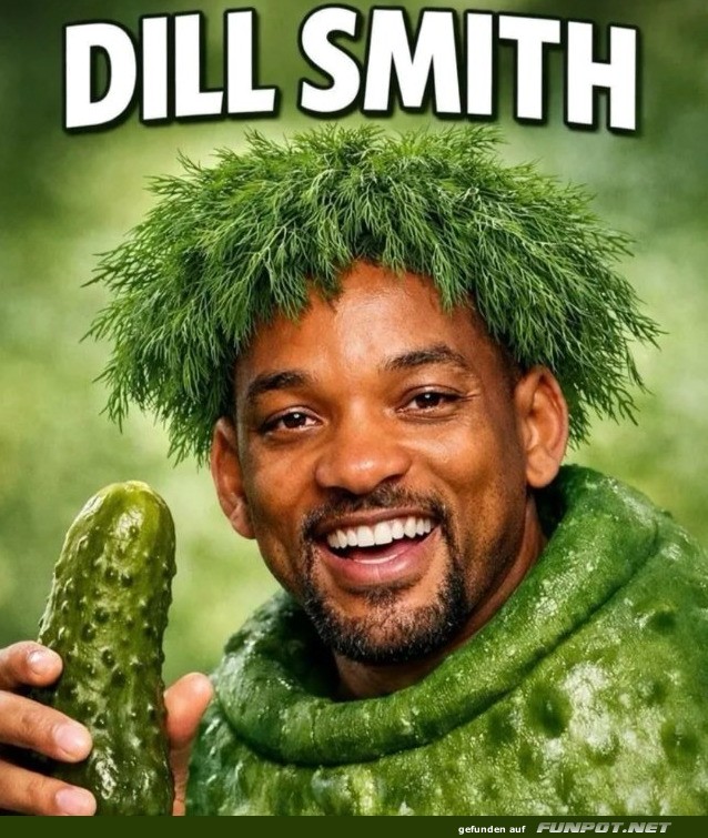 Gesichtergurke sorgt f�r Gurkenlacher!