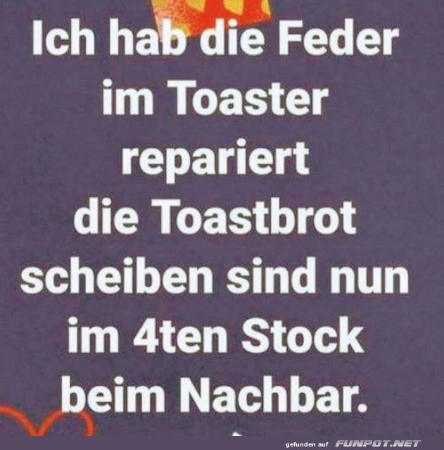 Toaster startet Raketenmodus!