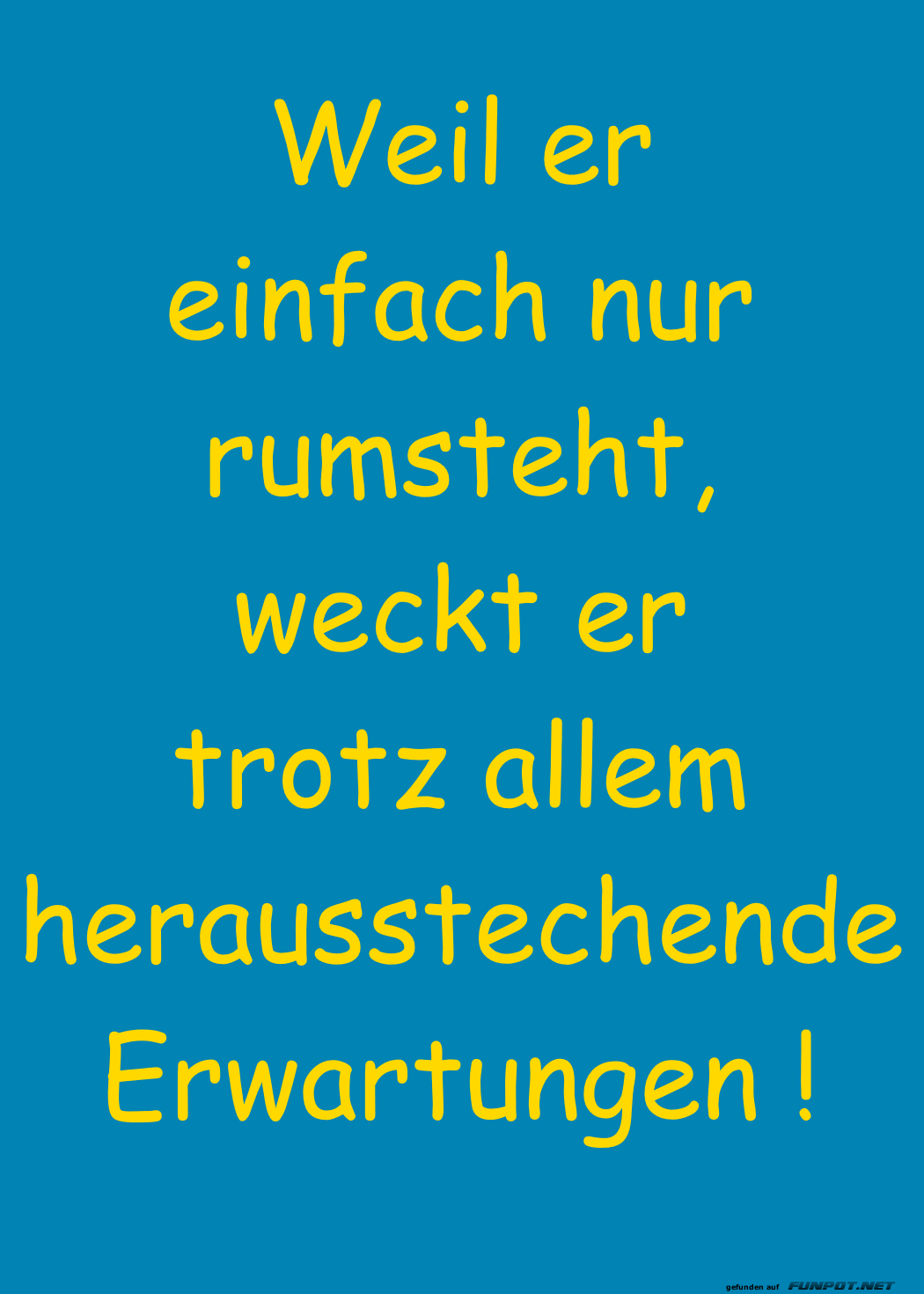 Stehen und Staunen: Die Kunst des Erwartens!