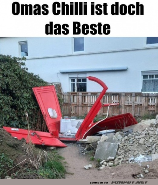 Wenn Omas Chilli den Turbo z�ndet!
