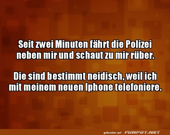Polizeineid wegen iPhone!