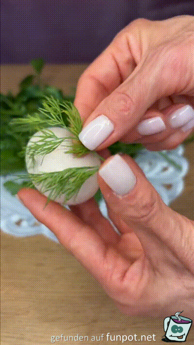 H�bsche bunte Eier