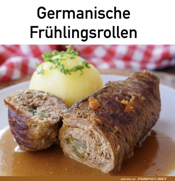 Rouladen à la Frühlingsroll-Twist