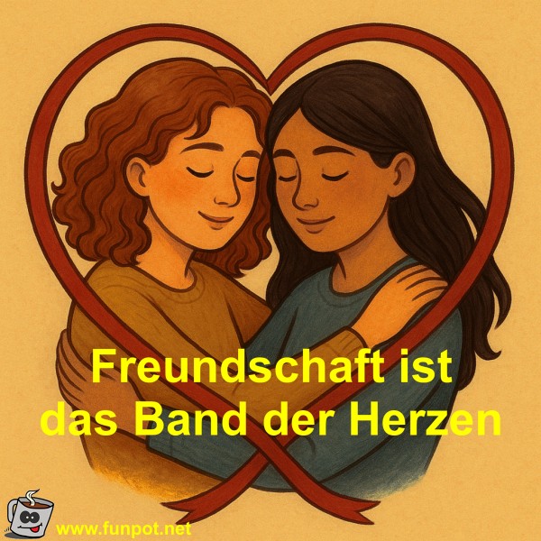 Freundschaft ist das Band der Herzen