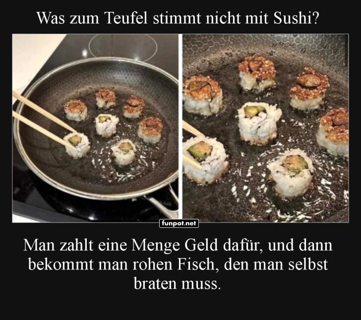 DIY Sushi: Bratpfanne-Edition