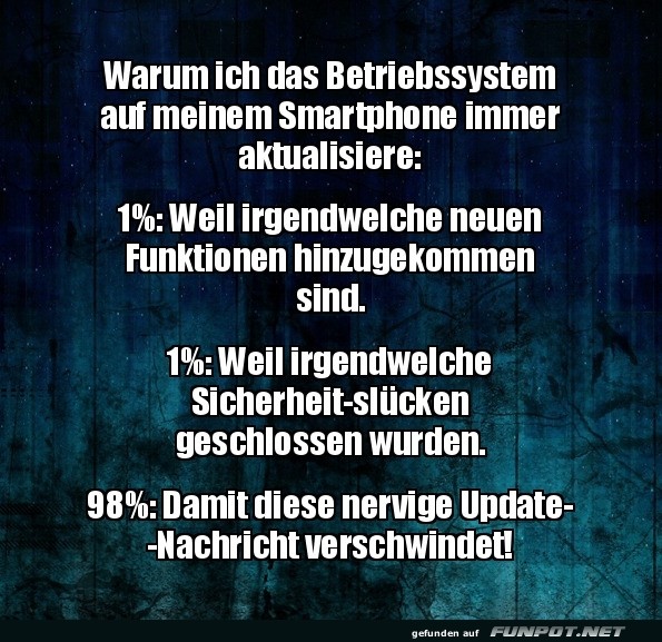 Warum Updates immer sein m�ssen