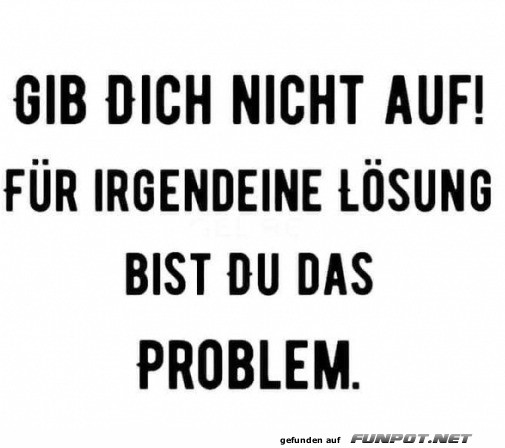 Die L�sung bin ich selbst!