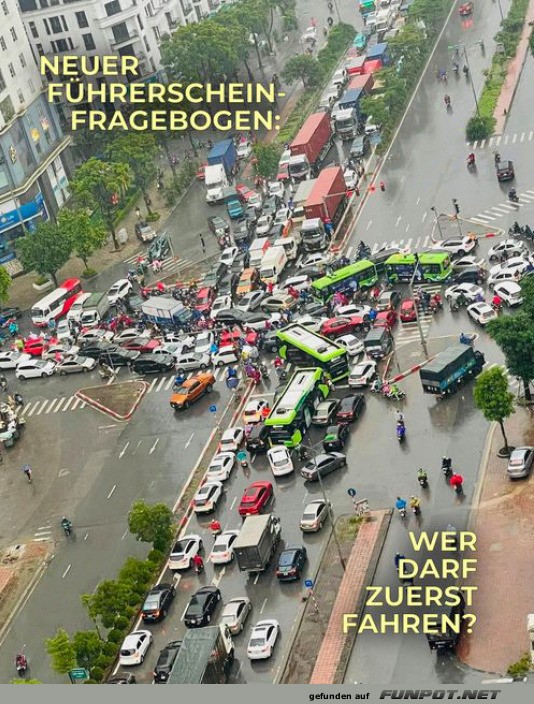 Der verr�ckteste Stau der Welt