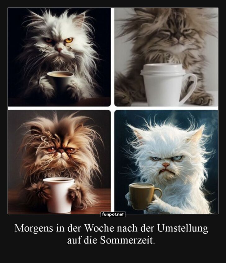 Katzen vs. Sommerzeit: Der Morgenblick