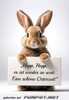 Osterhase auf Mission: Frohe Ostern!