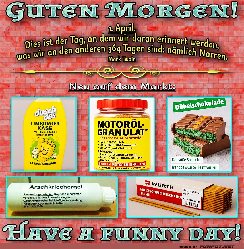 Der 1. April: Zum Lachen aufstehen!