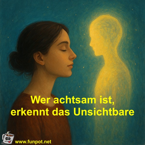 Wer achtsam ist, erkennt das Unsichtbare Wer achtsam ist, erkennt das Unsichtbare
