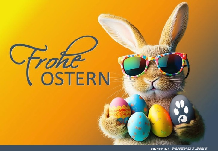 Cooler Hase auf Eiersuche!