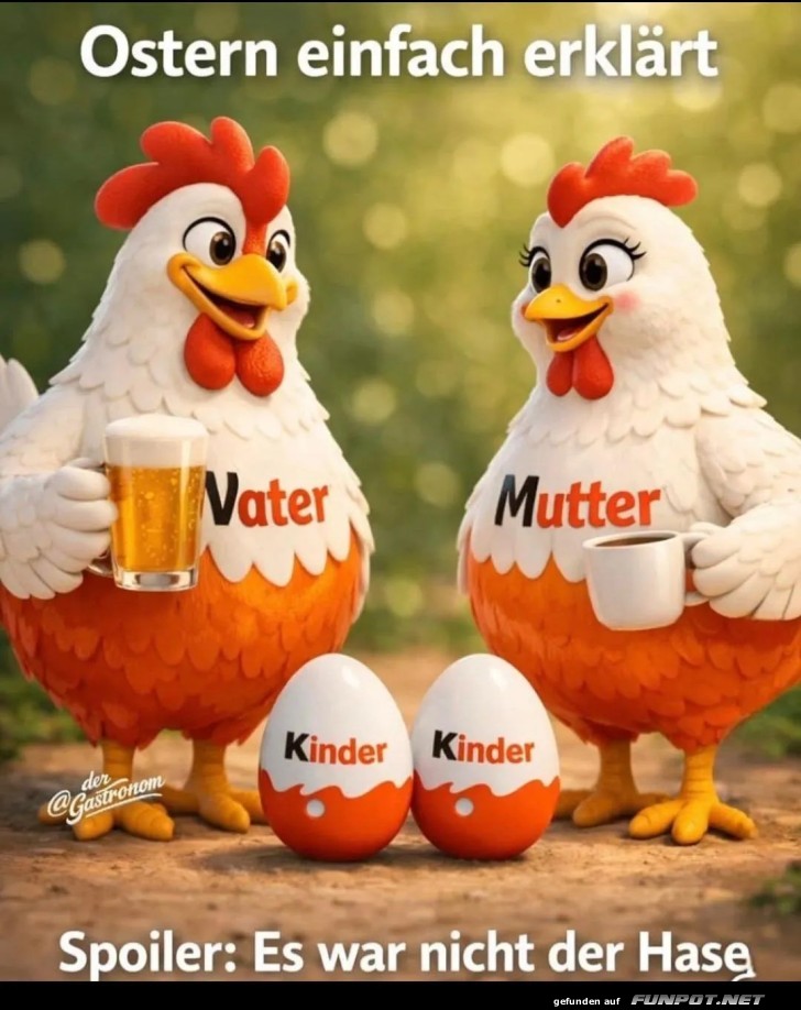 Wenn Hühner die wahren Osterstars sind