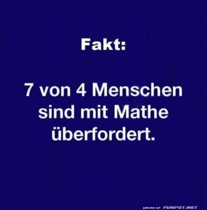 Mathe-Muffel: Die �berw�ltigende Mehrheit