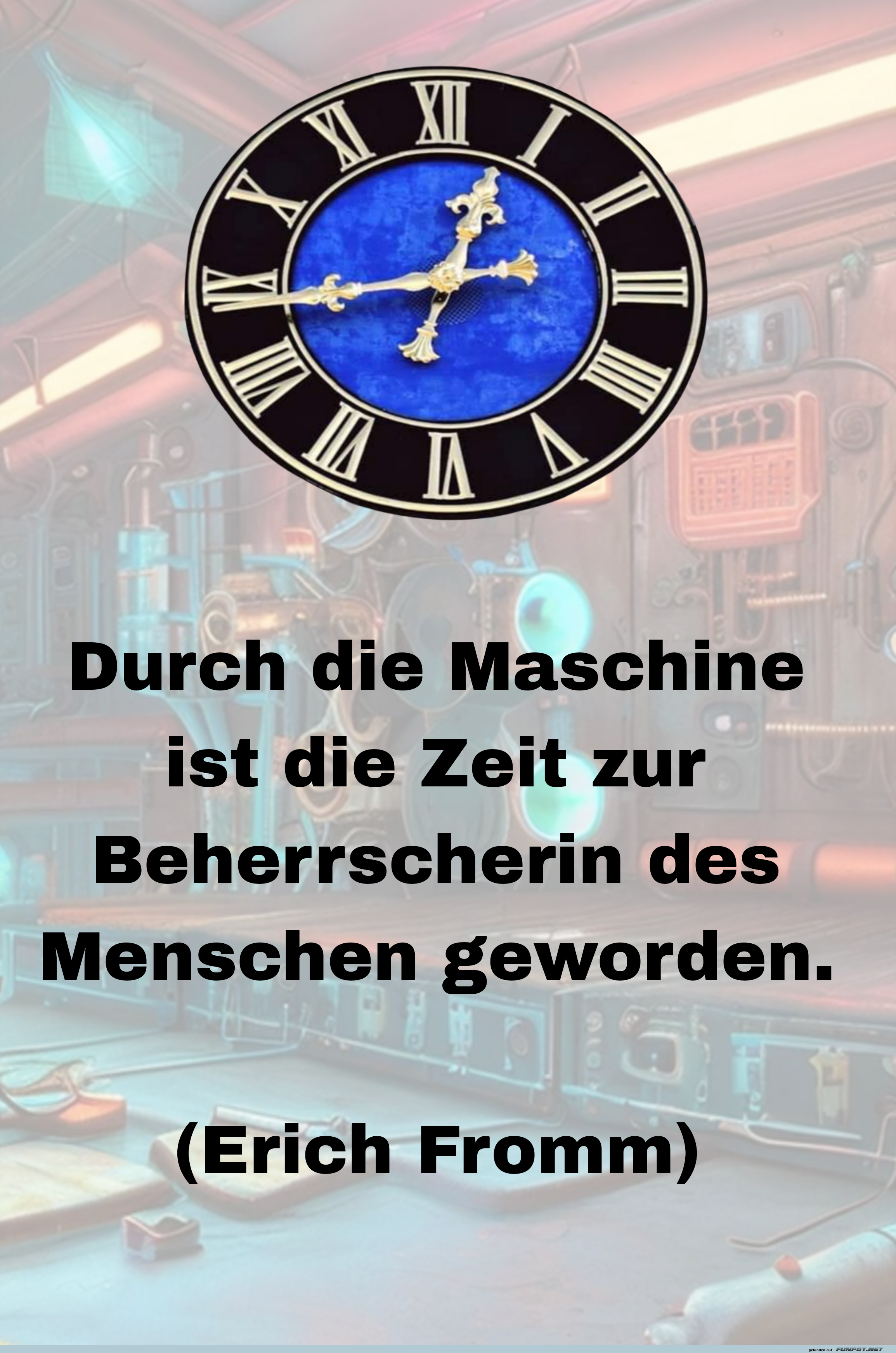 durch die maschine