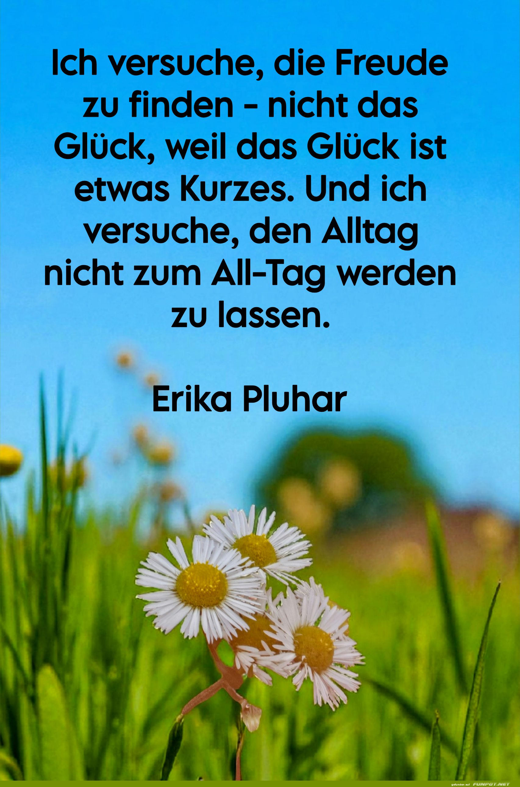 ich versuche, die freude