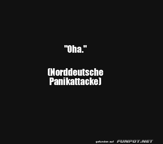Wenn 'Oha' die Norddeutsche Krise ausl�st