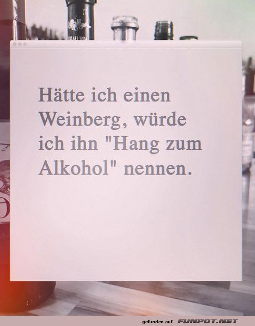 Der ultimative Weinberg-Name