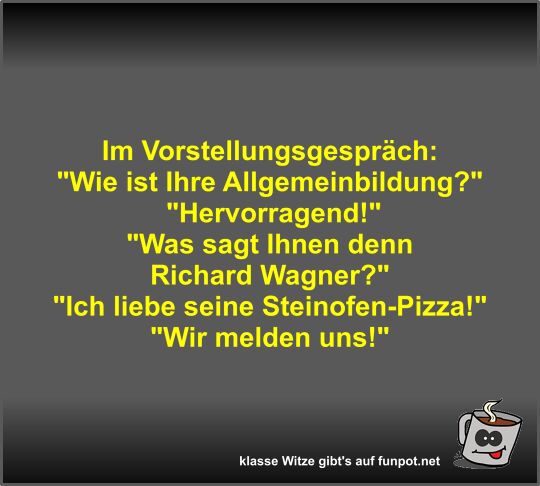 Im Vorstellungsgespr�ch