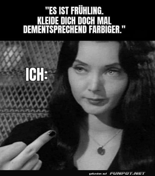 Wenn Fr�hling gegen dunkle Seele verliert