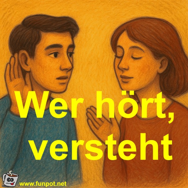 Wer h�rt, versteht