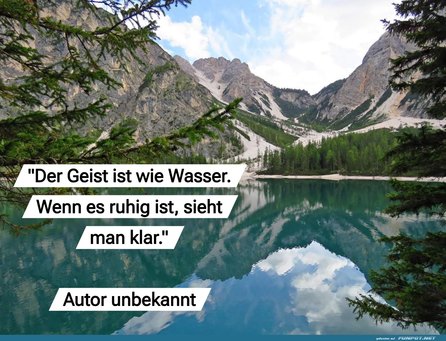 der geist ist wie wasser