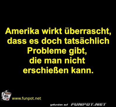 Amerika wirkt �berrascht